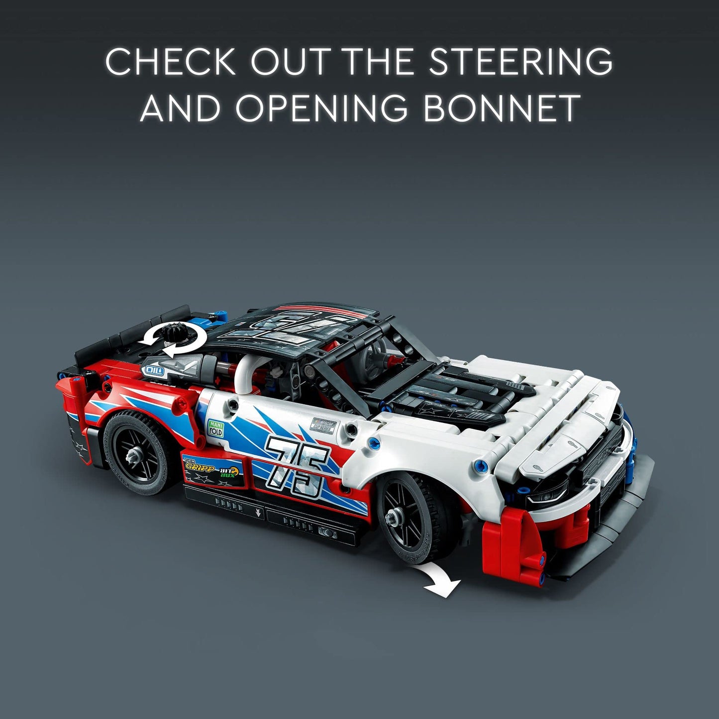 LEGO Technic NASCAR Camaro ZL1 42153 Building Set | Authentic Race Car Model
