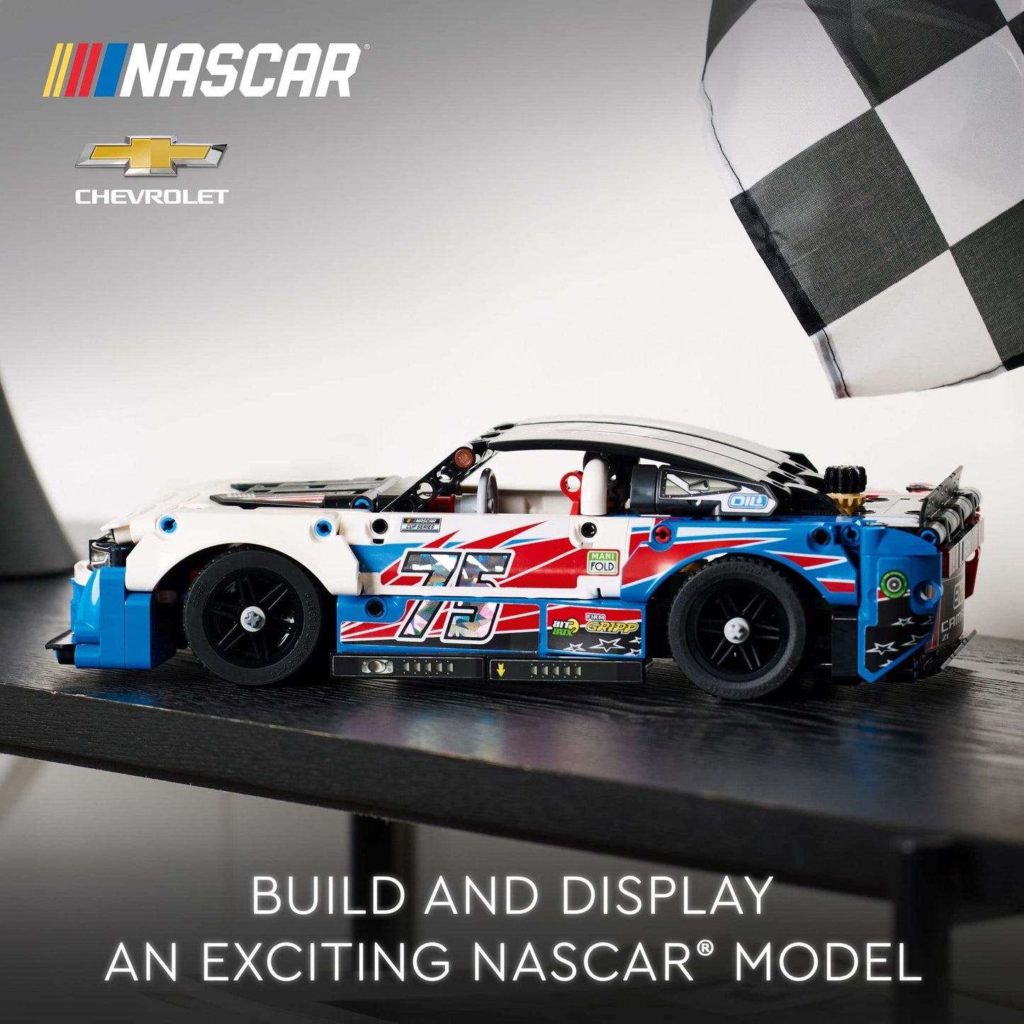 LEGO Technic NASCAR Camaro ZL1 42153 Building Set | Authentic Race Car Model