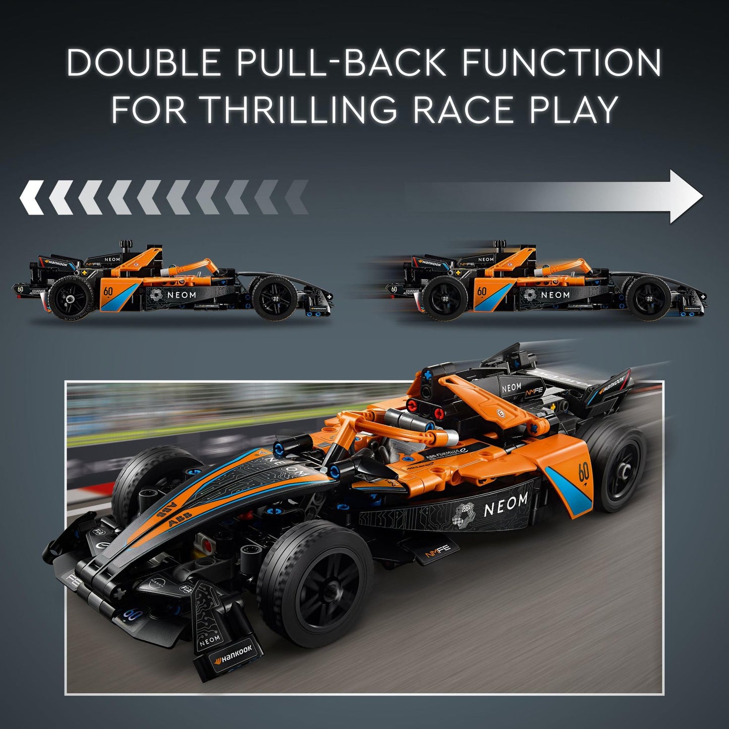 LEGO Technic NEOM McLaren Formula E Race Car 42169 | Build, Steer & Race