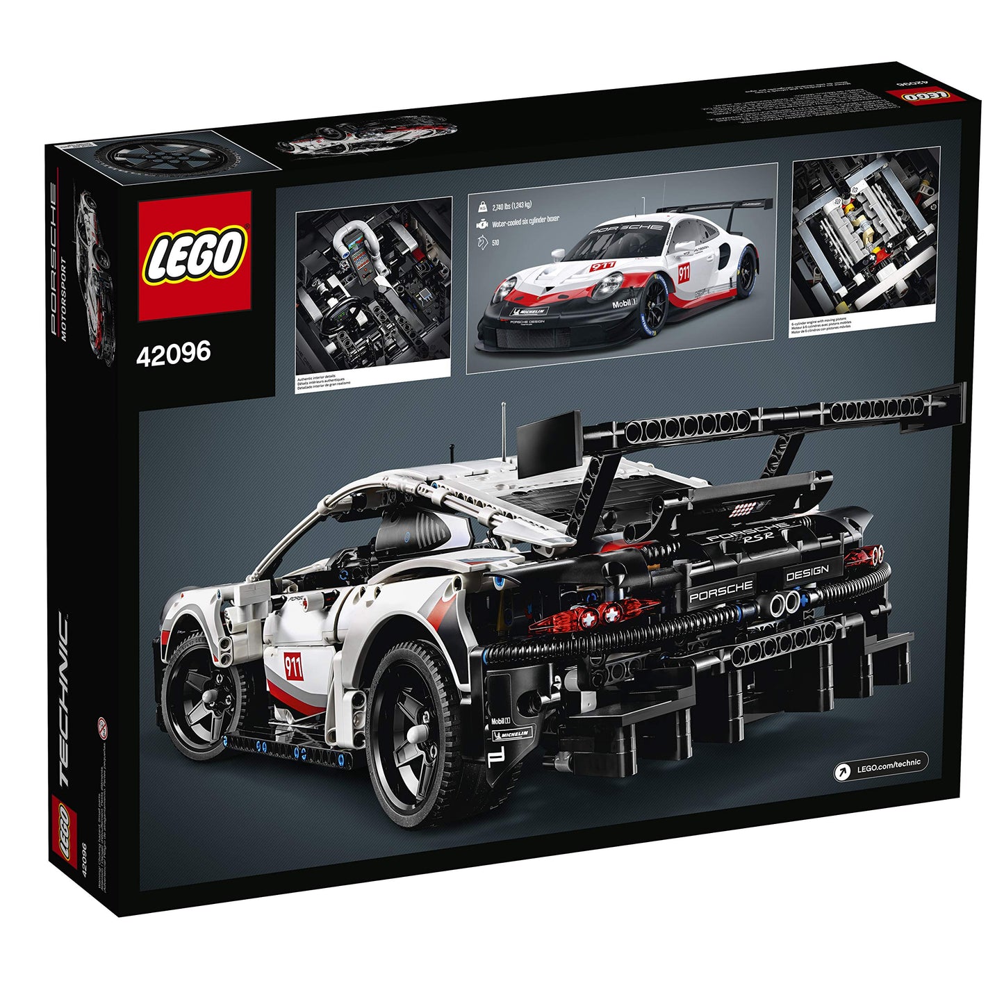 LEGO Technic Porsche 911 RSR 42096 – Advanced Race Car Model Kit