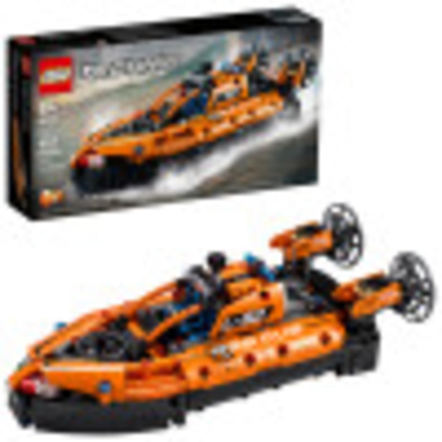 LEGO Technic Rescue Hovercraft 42120 – 457 Pieces, 2-in-1 Aircraft, Ages 8+