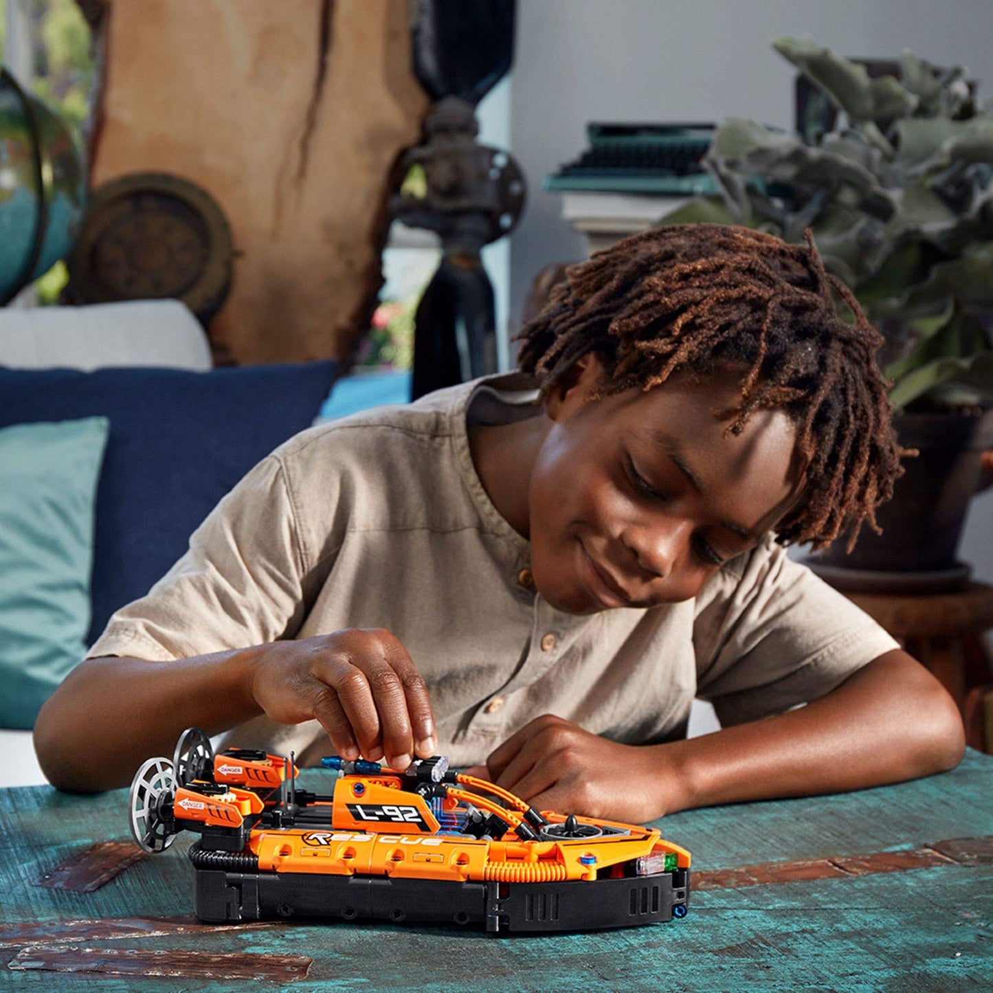 LEGO Technic Rescue Hovercraft 42120 – 457 Pieces, 2-in-1 Aircraft, Ages 8+