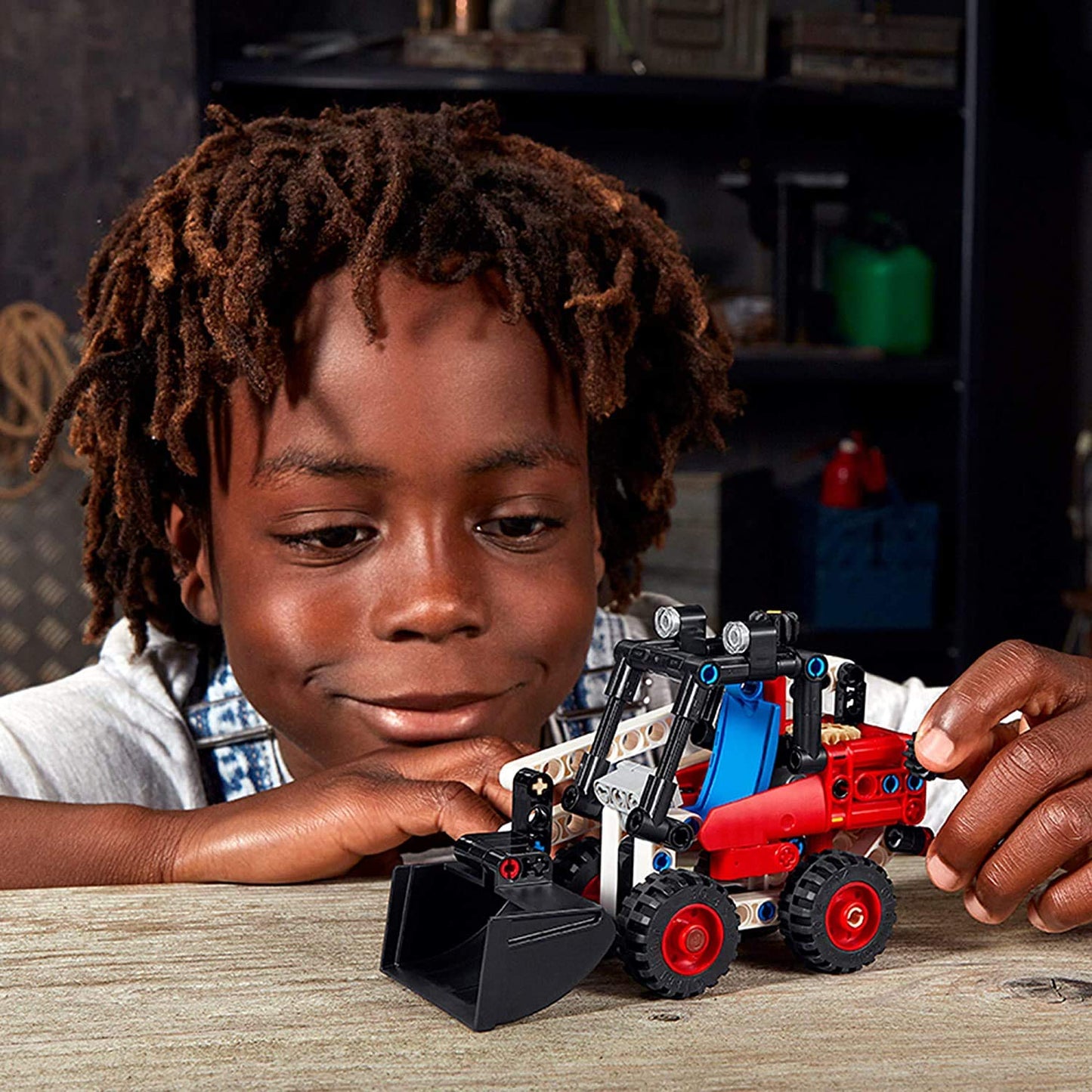 LEGO Technic Skid Steer Loader 42116 | 139-Piece Building Kit for Kids
