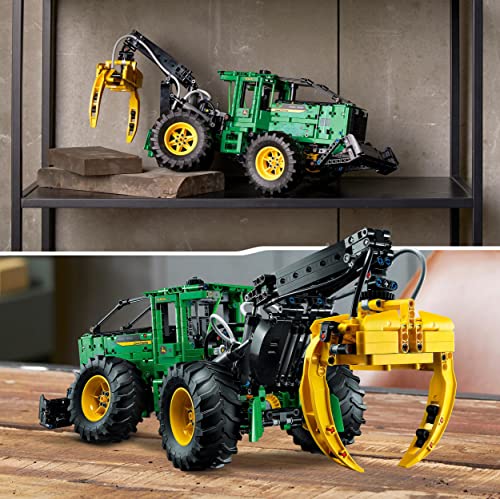 LEGO Technic Skidder John Deere 948L-II (42157) – Pneumatic Gripper, 4-Wheel Drive, 1,492 Pieces
