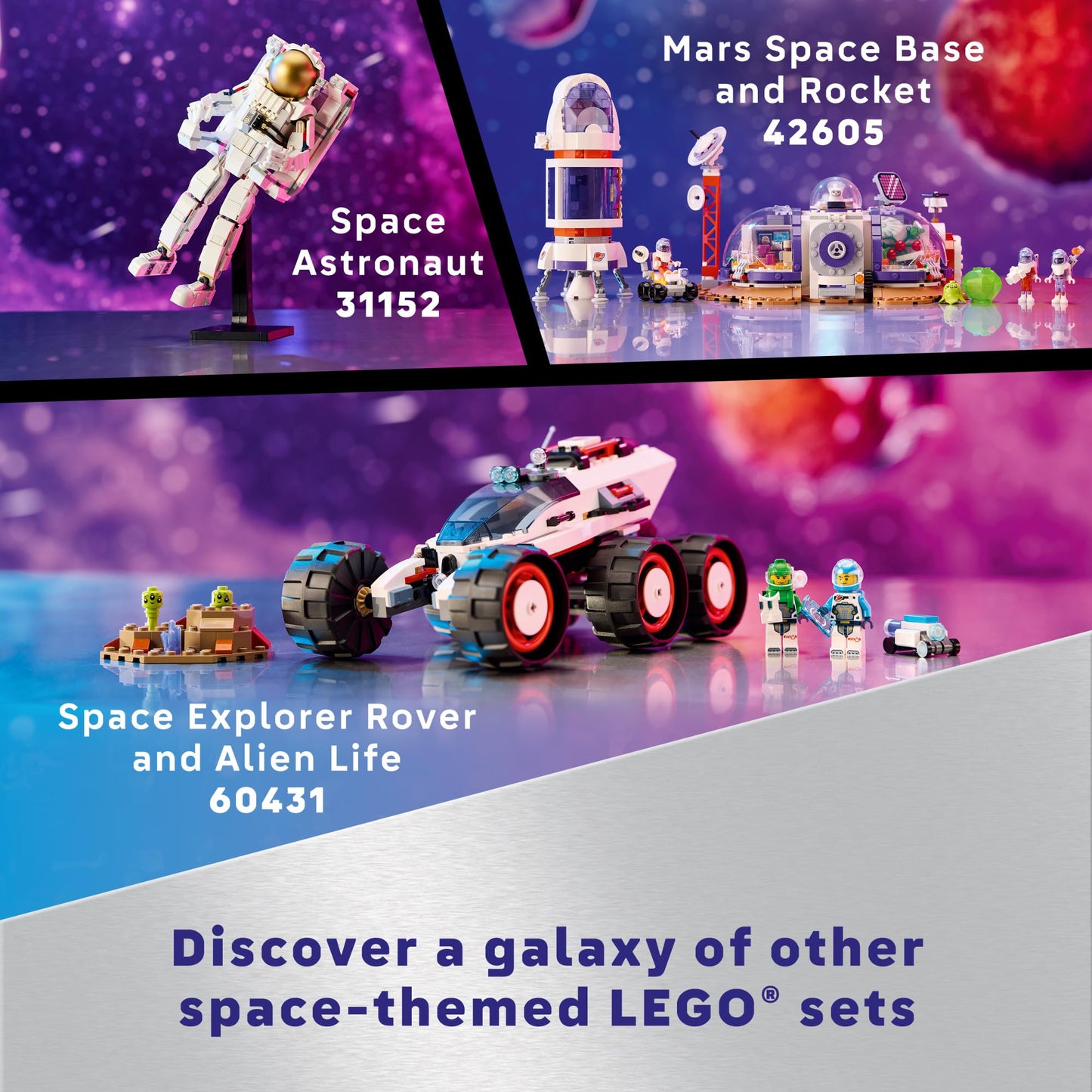 LEGO Technic Planet Earth and Moon in Orbit (42179) – 526-Piece Space Toy for 10+