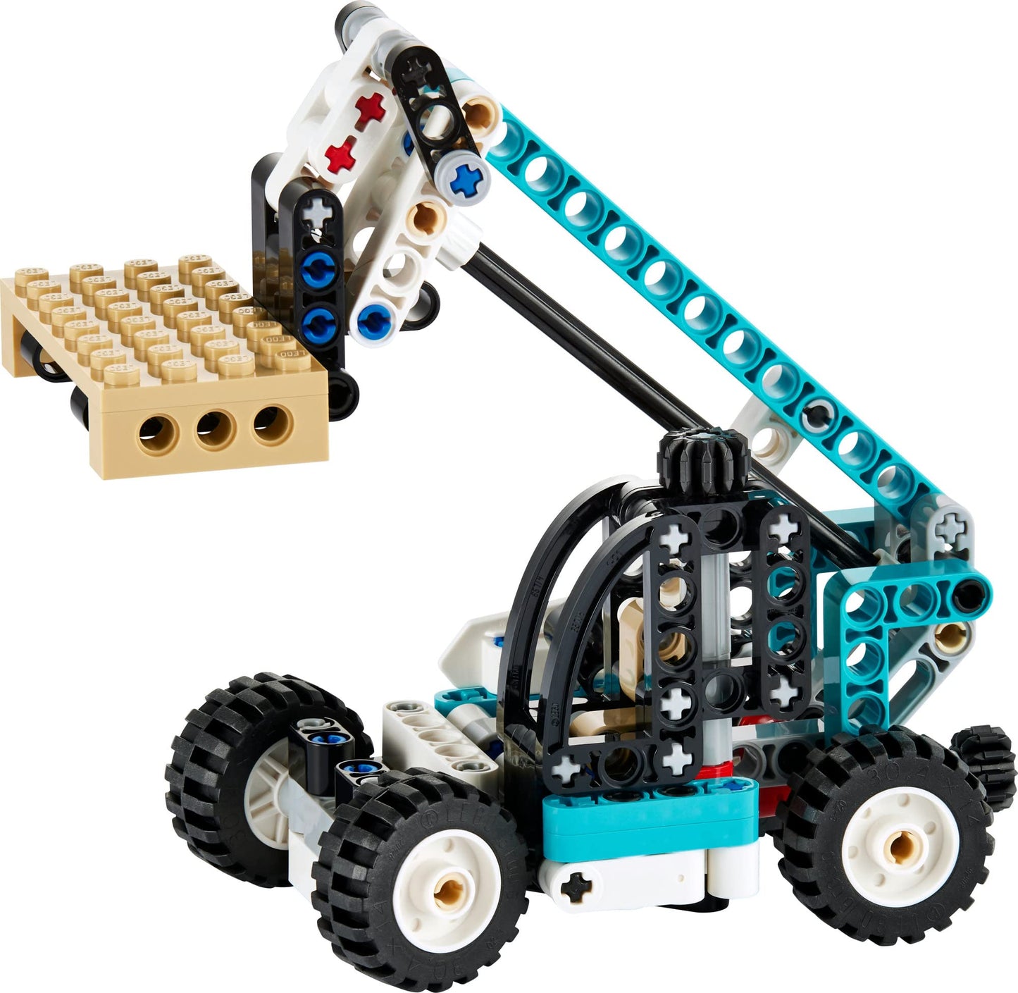 LEGO Technic 2-in-1 Telehandler 42133: Forklift to Tow Truck | 143-Piece Set for 7+