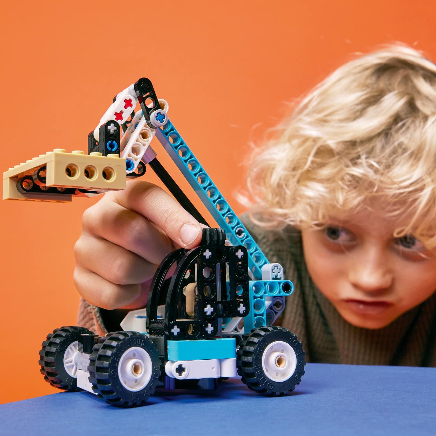 LEGO Technic 2-in-1 Telehandler 42133: Forklift to Tow Truck | 143-Piece Set for 7+