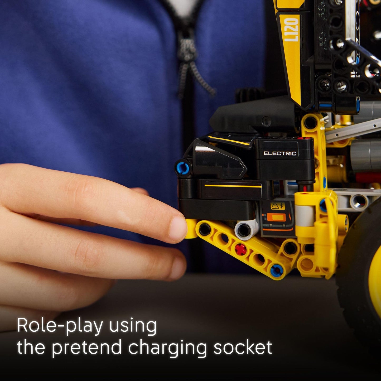LEGO Technic Volvo L120 Electric Wheel Loader (42209) – Realistic Eco-Friendly Building Set for 9+