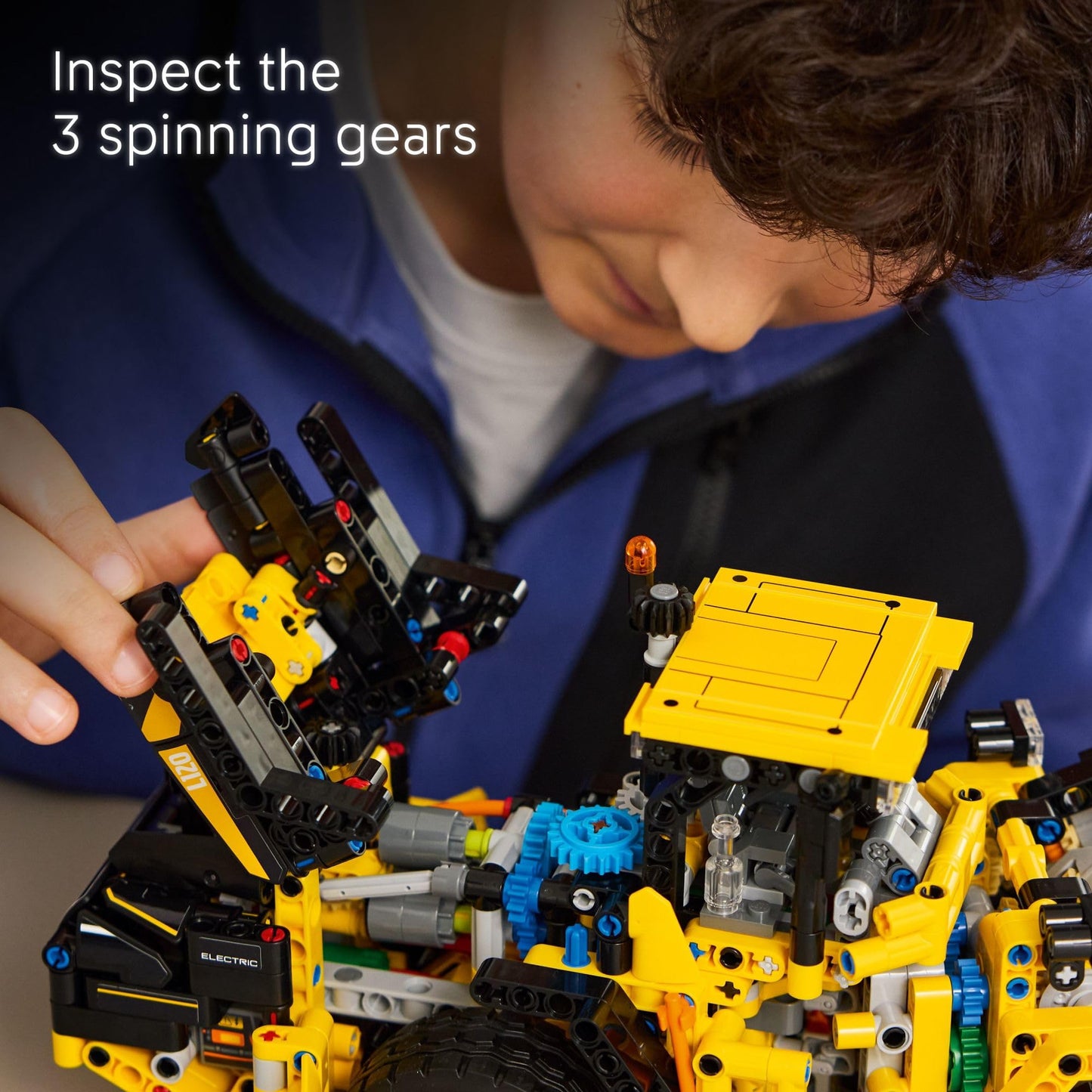 LEGO Technic Volvo L120 Electric Wheel Loader (42209) – Realistic Eco-Friendly Building Set for 9+