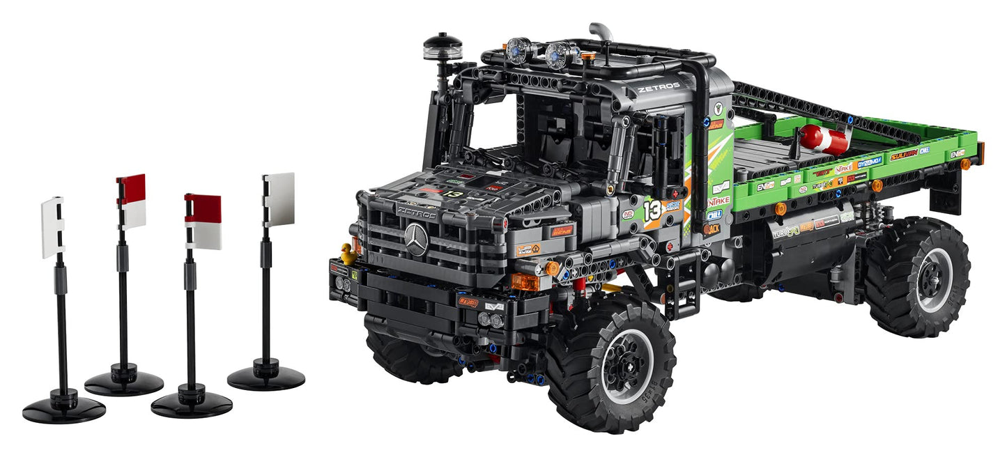 LEGO Technic 4x4 Mercedes-Benz Zetros Trial Truck 42129 – App-Controlled Building Kit (2,110 Pieces)