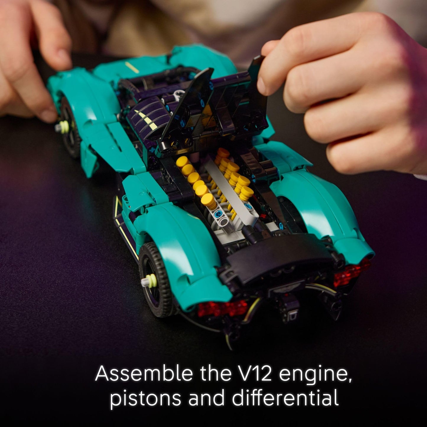 LEGO Technic Aston Martin Valkyrie 42208 – 707-Piece Buildable Sports Car