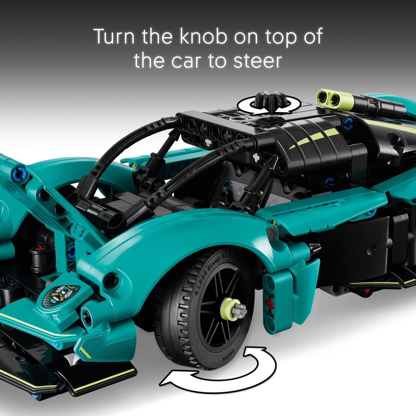 LEGO Technic Aston Martin Valkyrie 42208 – 707-Piece Buildable Sports Car