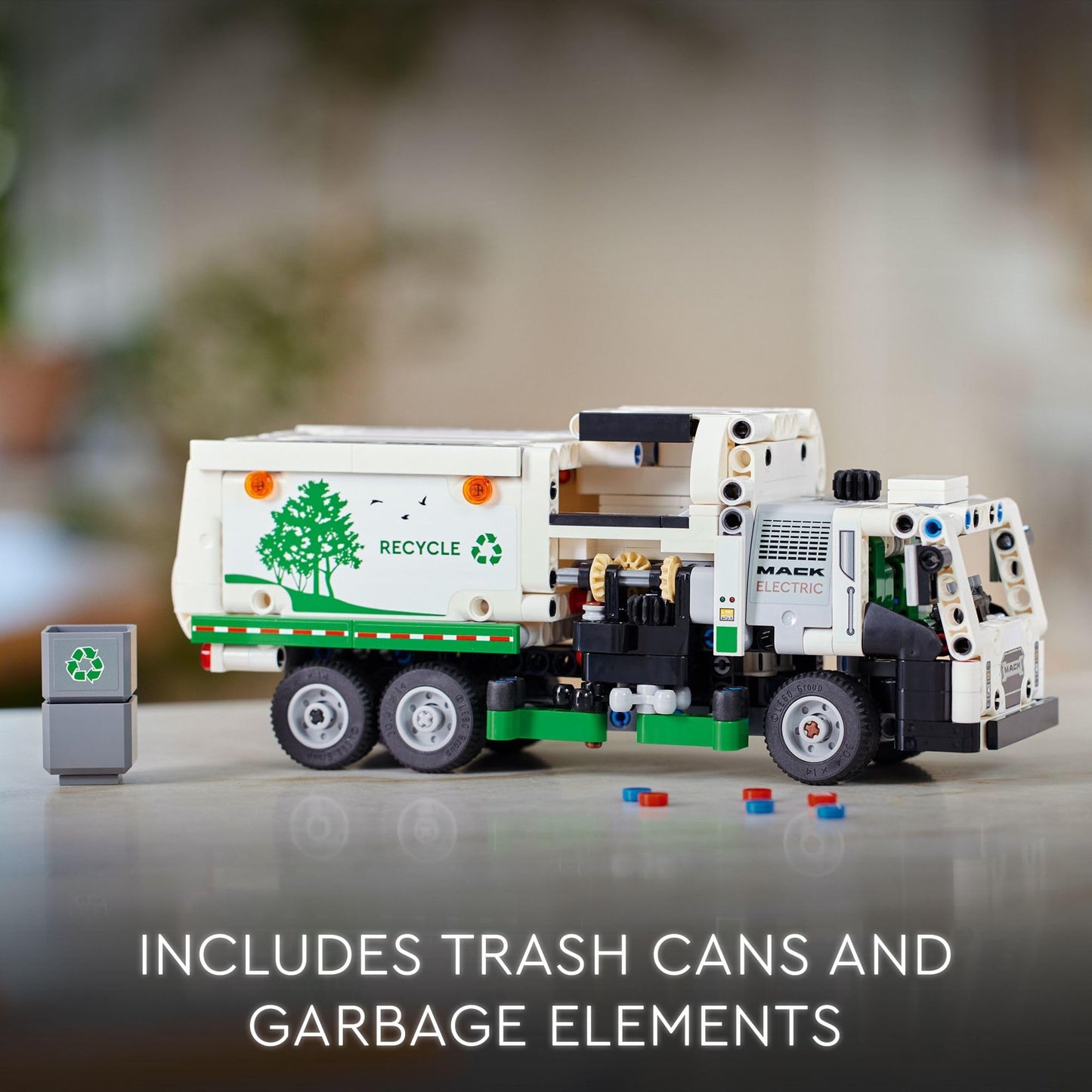 LEGO Technic Mack LR Electric Garbage Truck 42167 – Buildable City Vehicle Toy