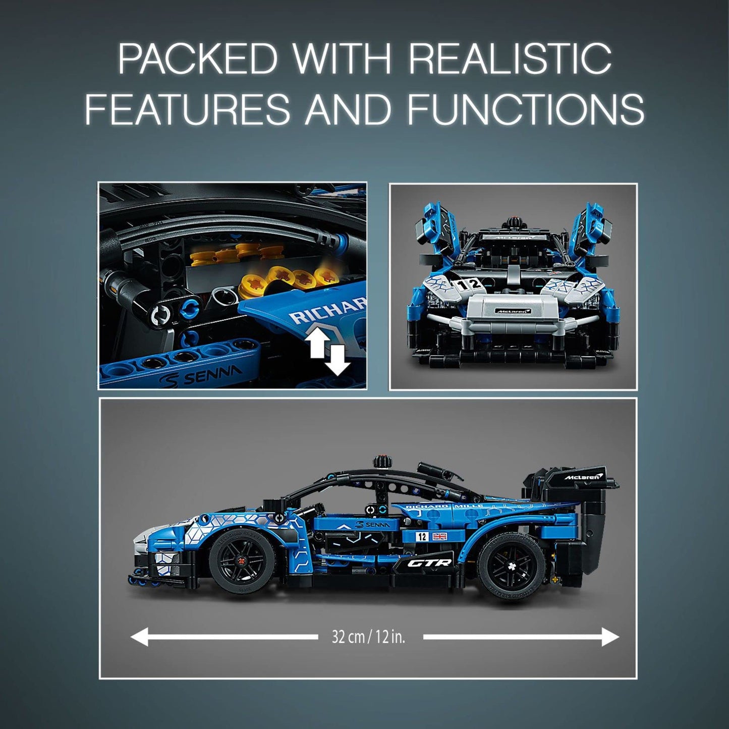 LEGO Technic McLaren Senna GTR 42123 | Build, Display, Gift Idea
