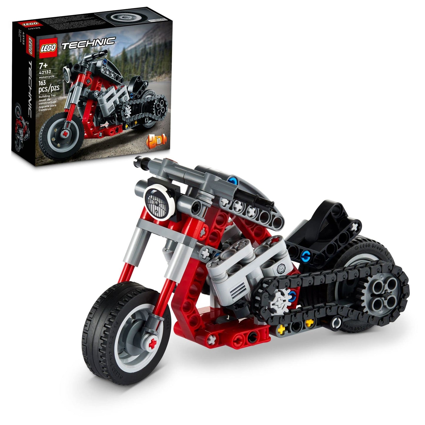 LEGO Technic 42132 Motorcycle to Adventure Bike 2-in-1 Building Kit
