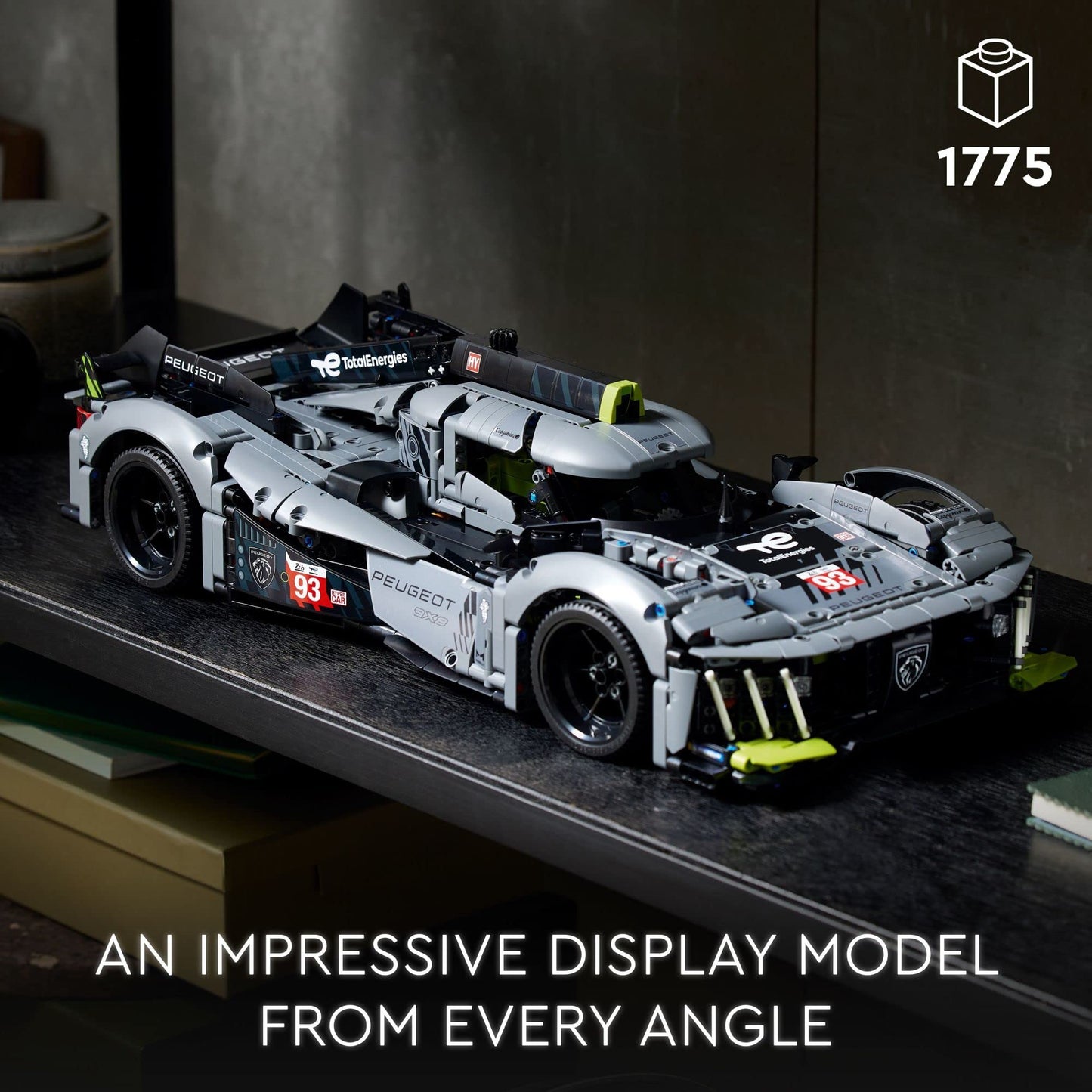 LEGO Technic Peugeot 9X8 24H Le Mans Hybrid Hypercar (42156) – 1:10 Model Kit