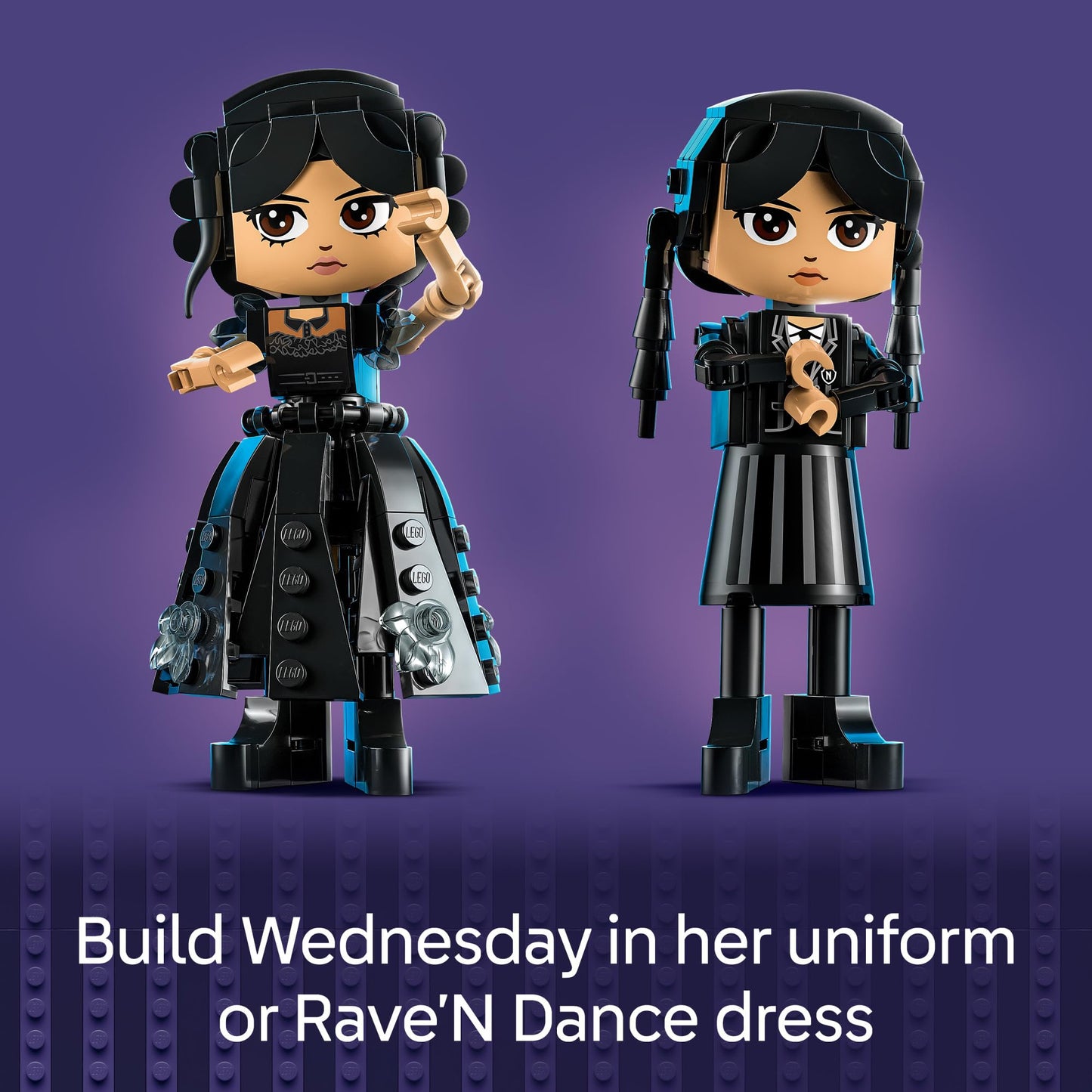 LEGO Wednesday Addams Figure 76780 – Collectible Build & Display Toy for Fans 10+