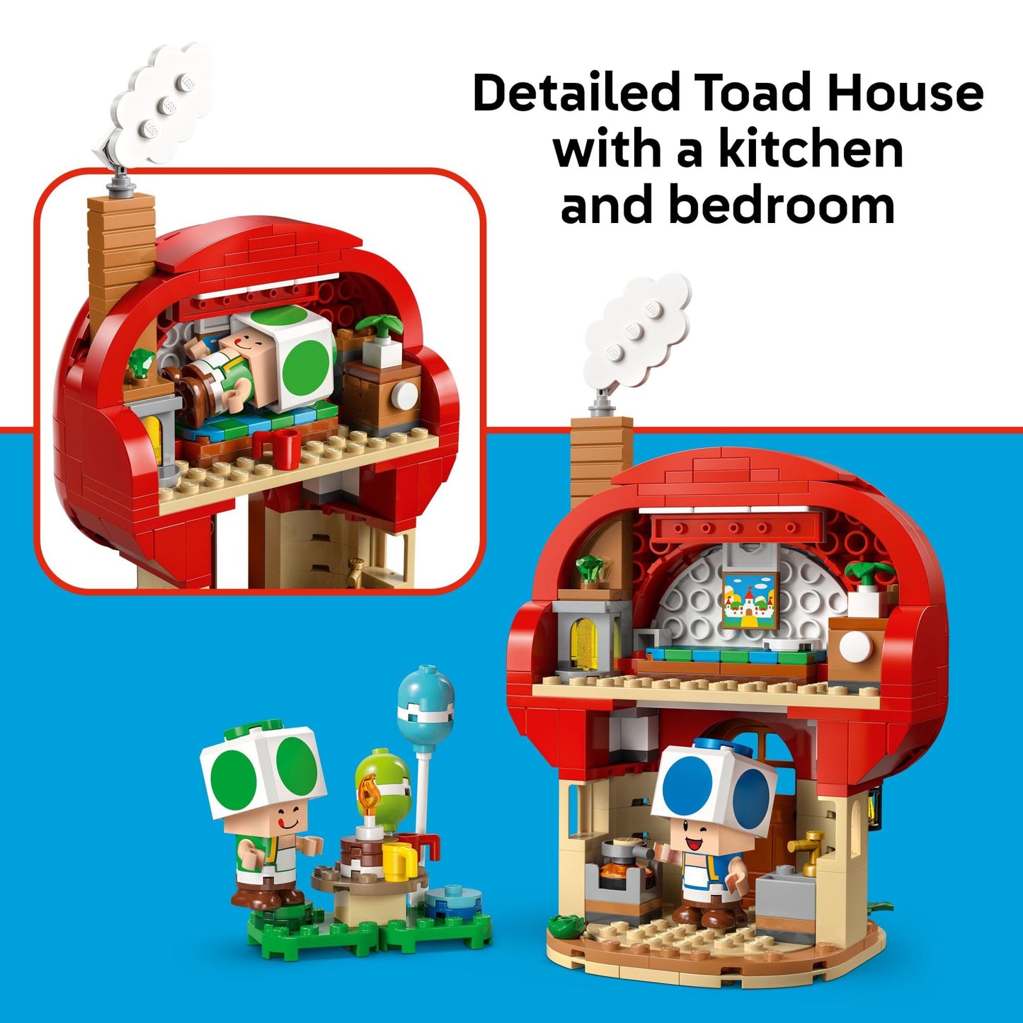 LEGO Super Mario Party at Toad's House (72041) – Build & Pretend Play Set