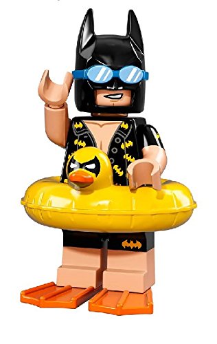 LEGO The Batman Movie Vacation Batman Minifigure 71017 (Bagged) – Authentic LEGO Parts