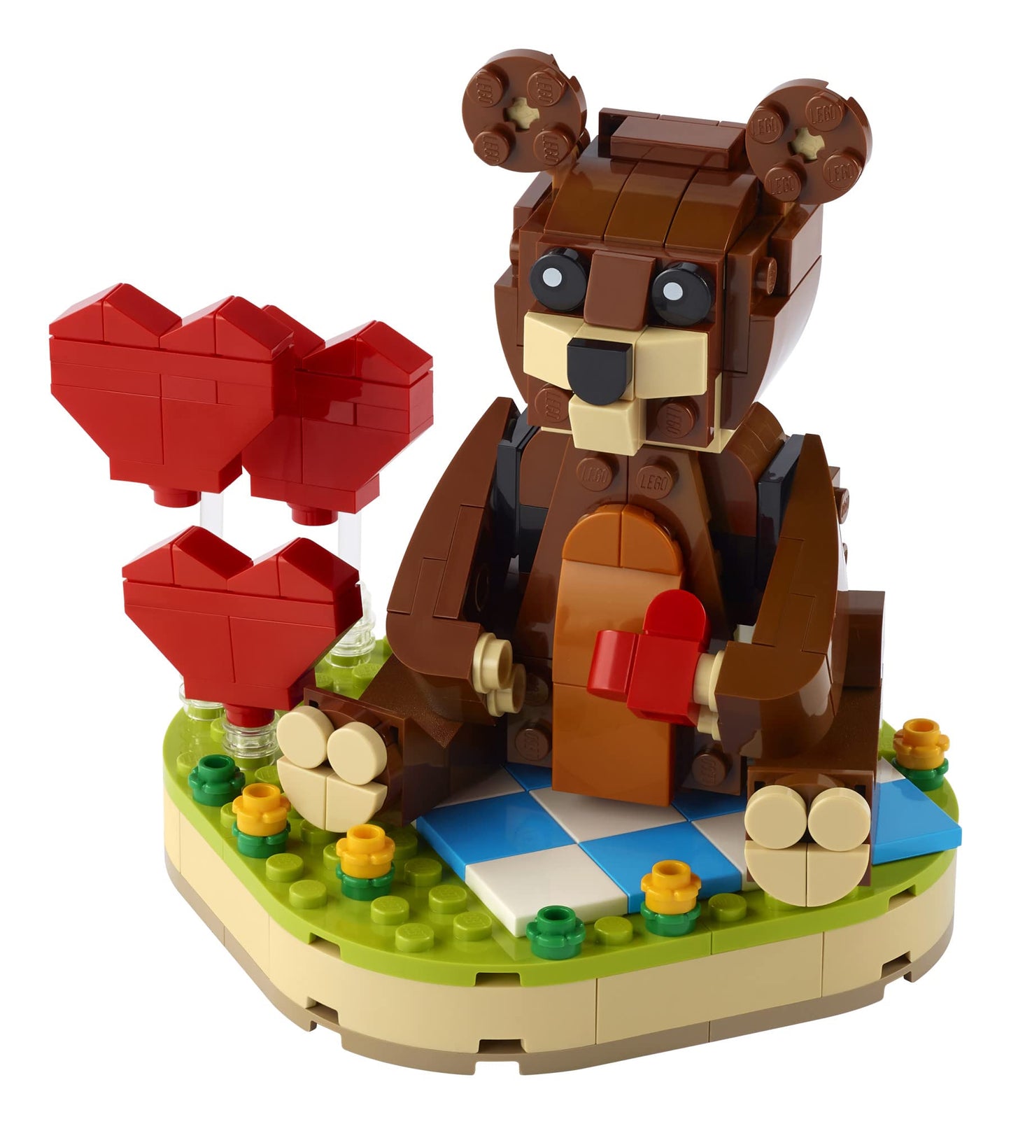 LEGO Valentine's Brown Bear 40462 Building Kit – 245 Pieces