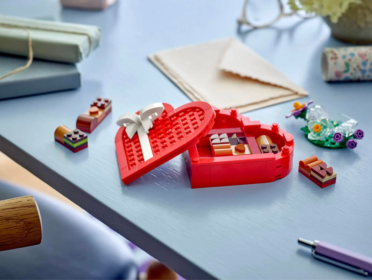 LEGO Creator Celebration Series: Valentine’s Day Box (40759) | 172-Piece Heart-Shaped Gift