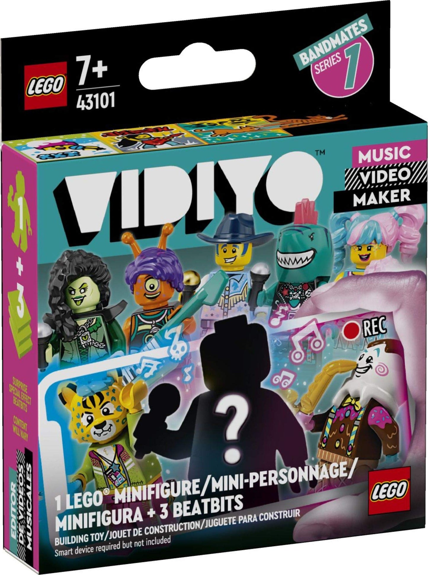 LEGO VIDIYO Bandmates 43101 – Create & Direct Music Videos with 12 Collectible Characters