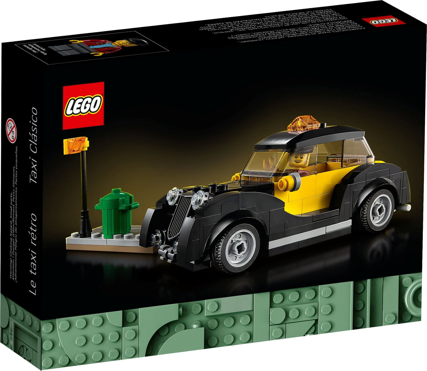 LEGO Vintage Taxi 40532 Exclusive Building Set | Classic City Car