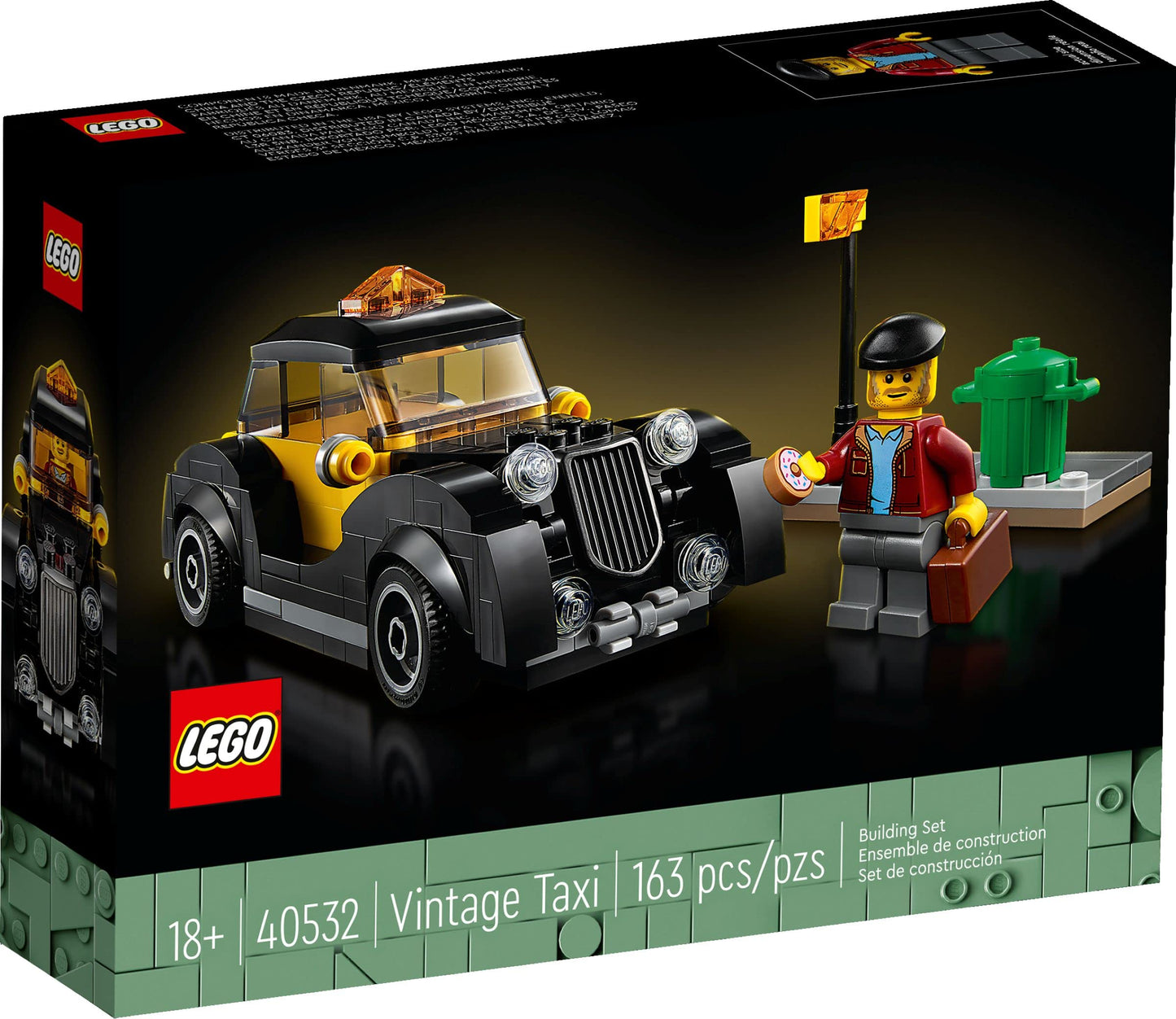 LEGO Vintage Taxi 40532 Exclusive Building Set | Classic City Car