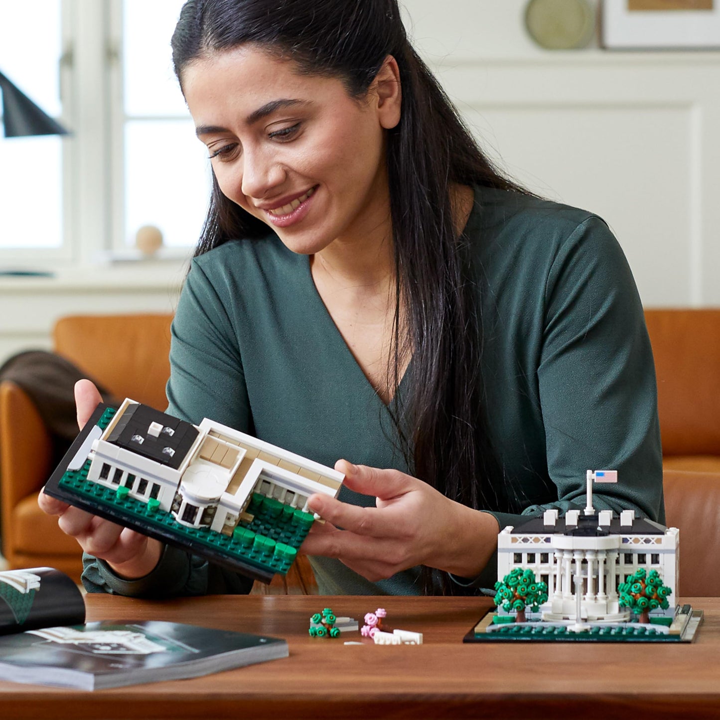LEGO Architecture 21054 The White House - 1,483-Piece Display Model for Adults & Teens