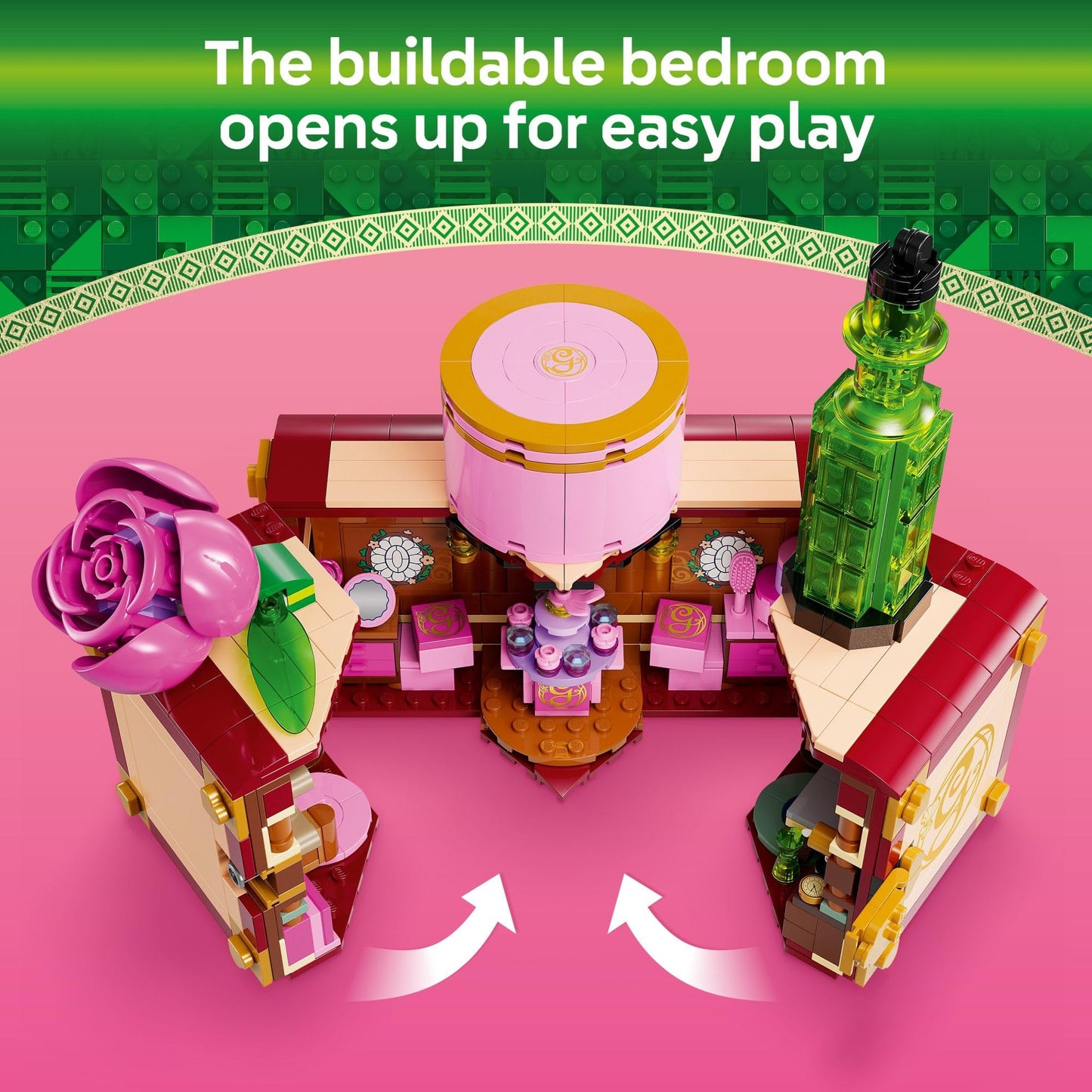 LEGO Wicked Glinda & Elphaba's Dormitory (75683) – Buildable Doll House for Kids Aged 8+
