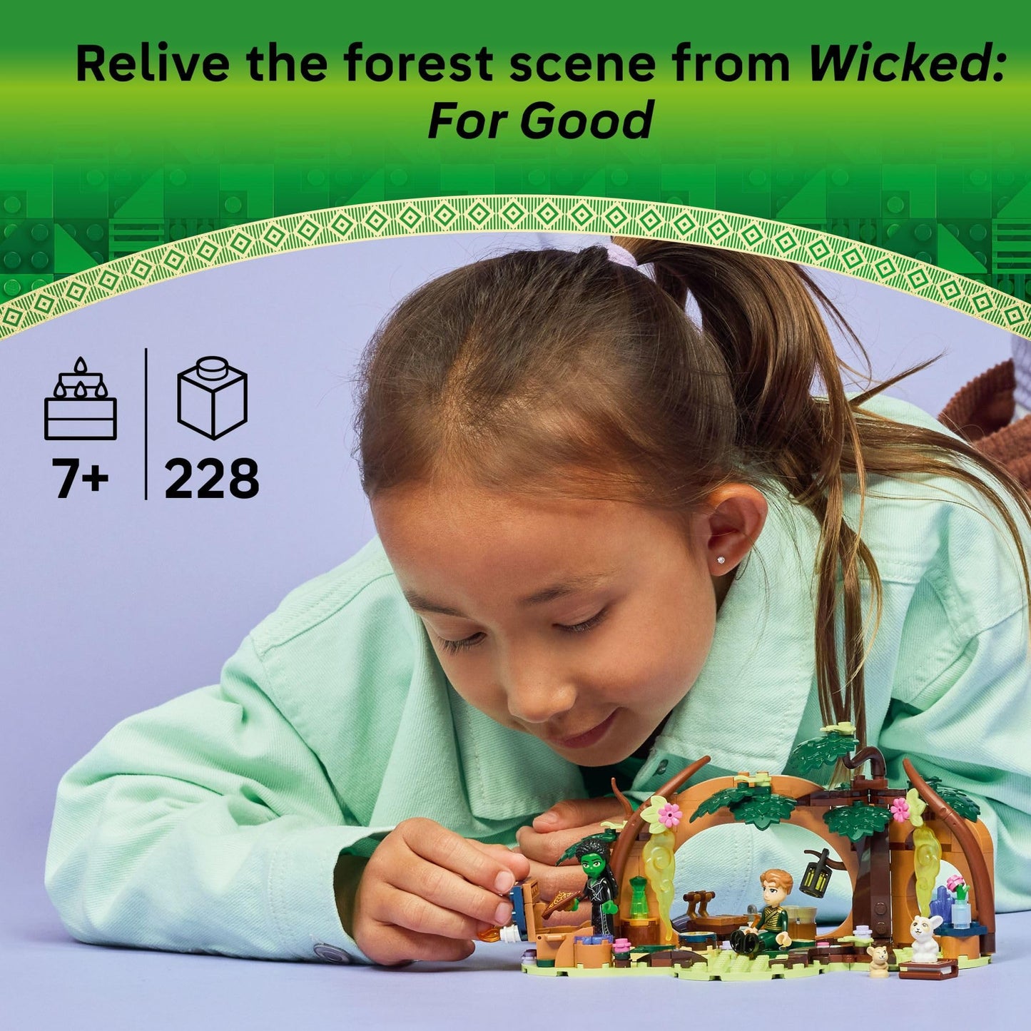 LEGO Wicked Elphaba's Retreat 75687 – Elphaba & Fiyero Forest Hideaway Playset