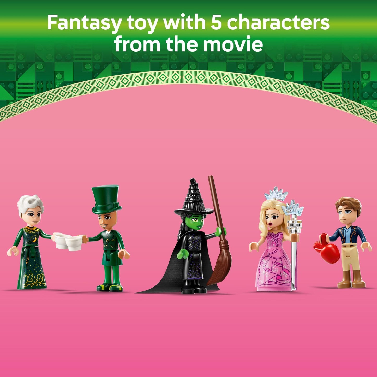 LEGO Wicked Welcome to Emerald City 75684 | 3-Story Tower & Minidolls (Ages 9+)