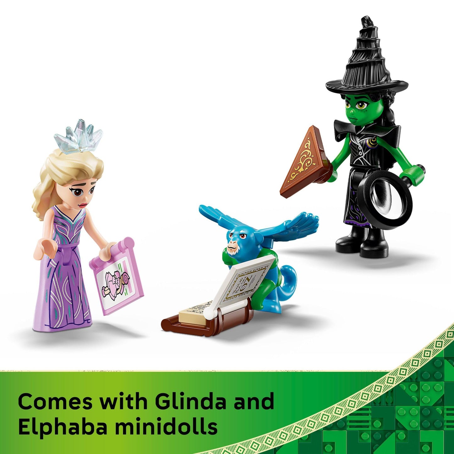 LEGO Wicked Emerald City & Kiamo Ko Castle (75689) – 860-Piece Buildable Toy with Flying Monkey Figure | Ages 9+