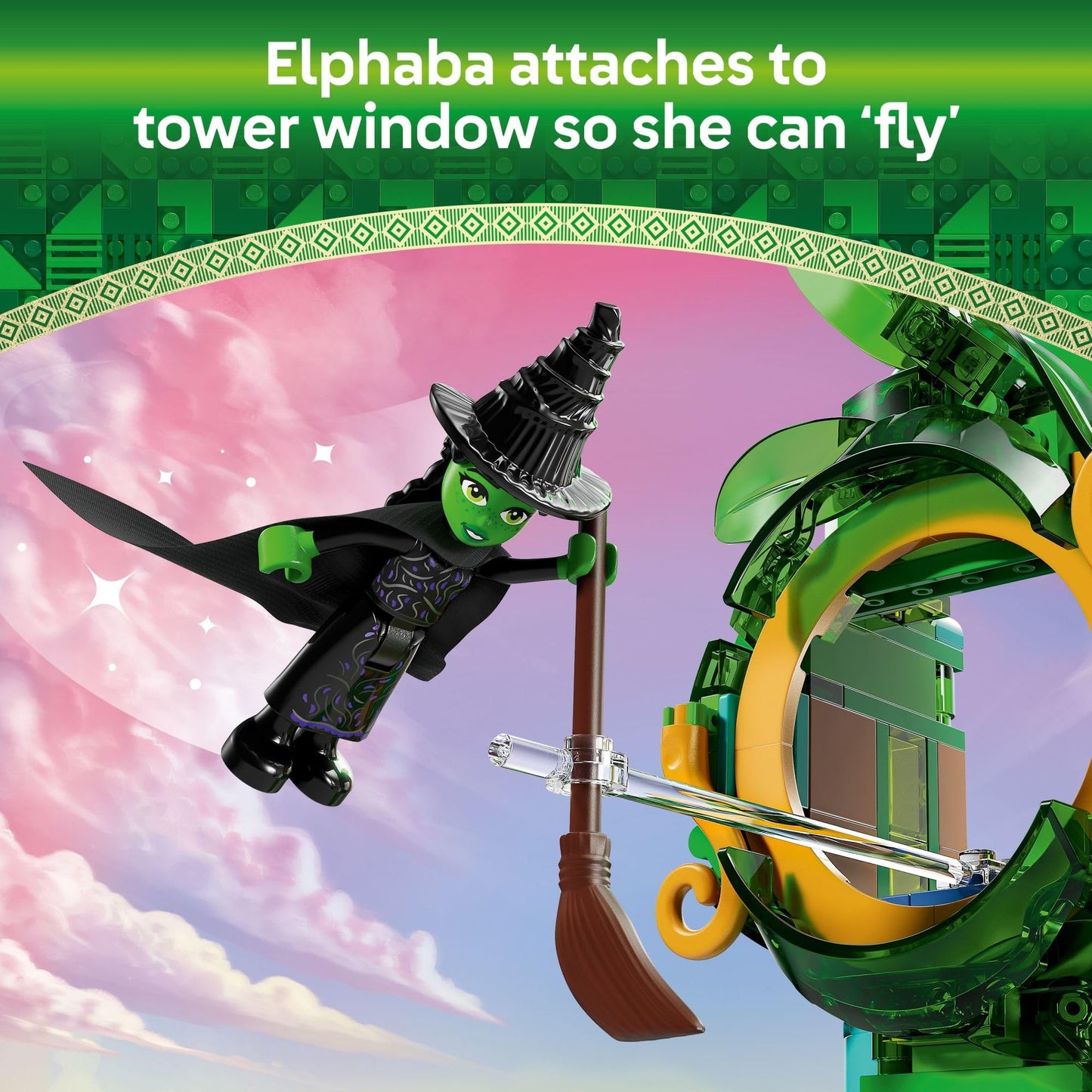 LEGO Wicked Welcome to Emerald City 75684 | 3-Story Tower & Minidolls (Ages 9+)