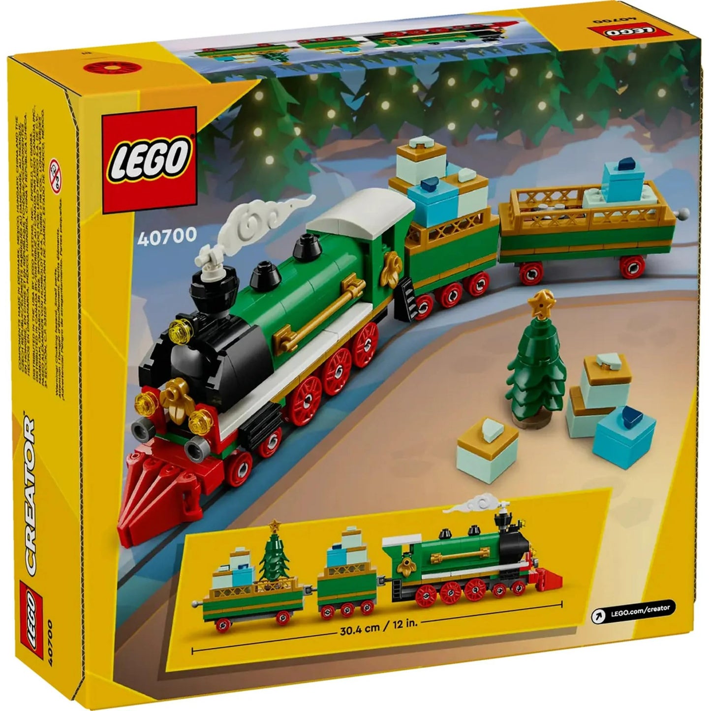 LEGO Winter Holiday Train (Creator) 40700 – Buildable Holiday Train Set