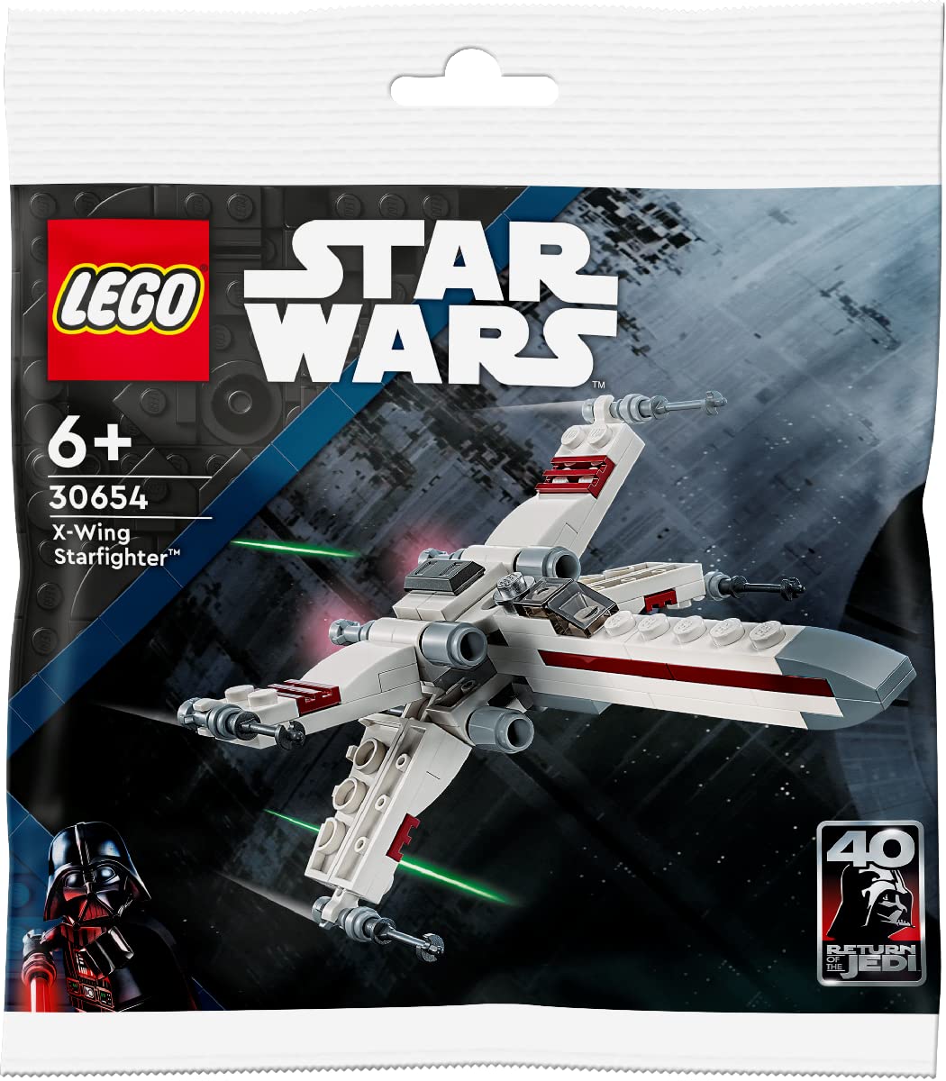 LEGO X-Wing Starfighter Set 30654 – 87 Pieces, Ages 6+