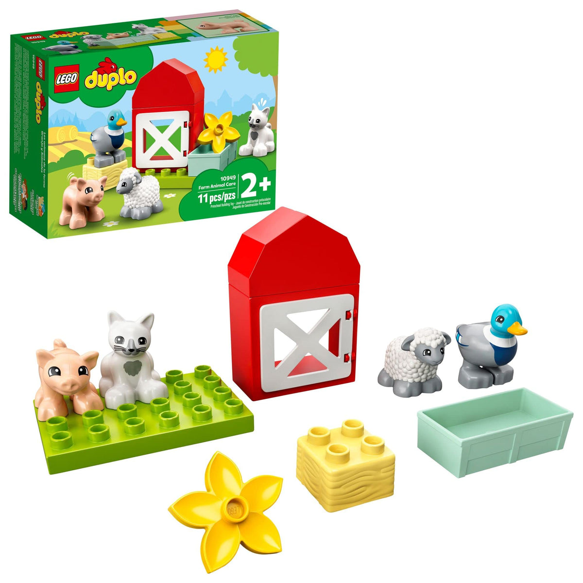 LEGO DUPLO Town Farm Animal Care 10949 - Toddler Farm Playset