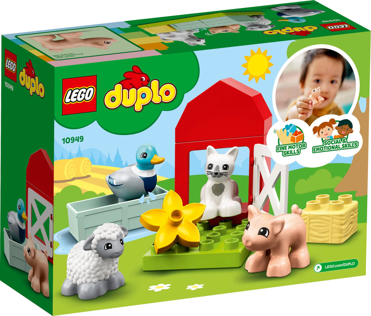 LEGO DUPLO Town Farm Animal Care 10949 - Toddler Farm Playset