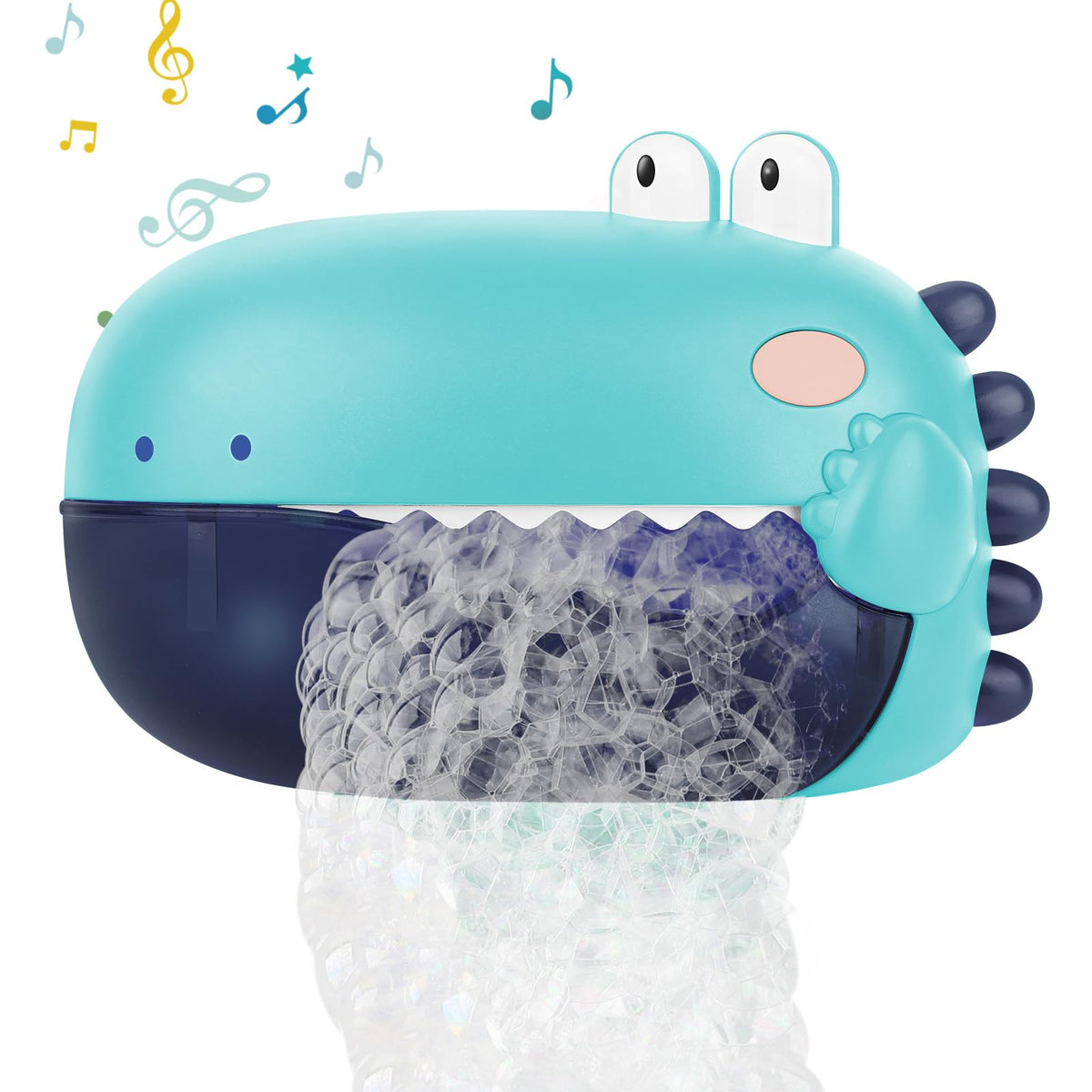 Lehoo Castle Toddler Bath Toys - Dinosaur Bubble Maker for 1-3 Year Olds