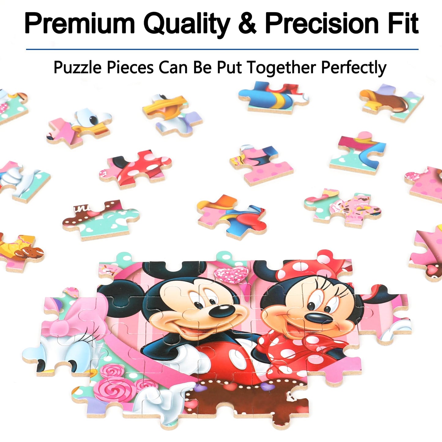 LELEMON 60-Piece Puzzles for Kids 4-8 in a Metal Box – Safe & Educational