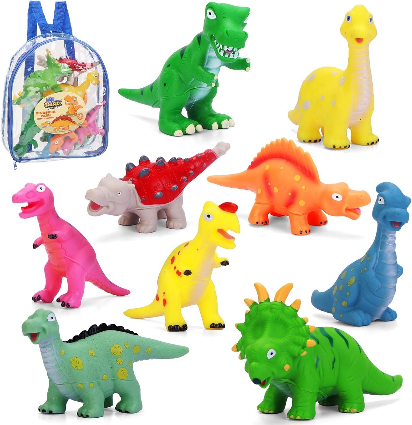 Lemofix No Hole Dinosaur Bath Toys — Mold Free Bathtub Fun for Toddlers