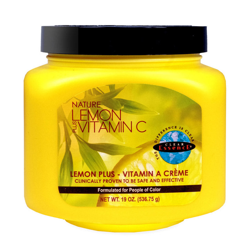 Clear Essence Lemon Plus Vitamin C – Vitamin A Creme for Brighter, Even Skin Tone 19 oz