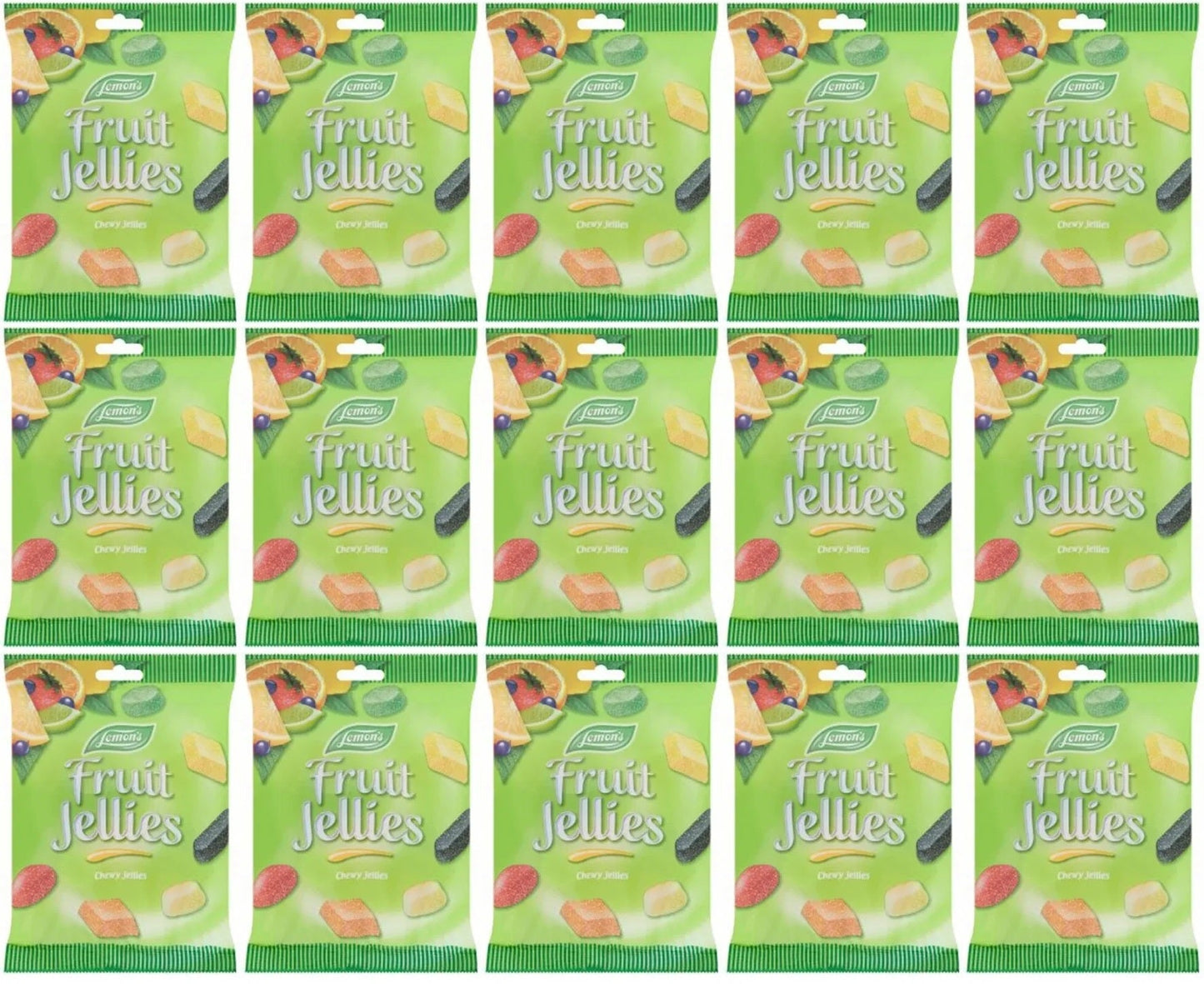15 x Lemon's Fruit Jellies 135G