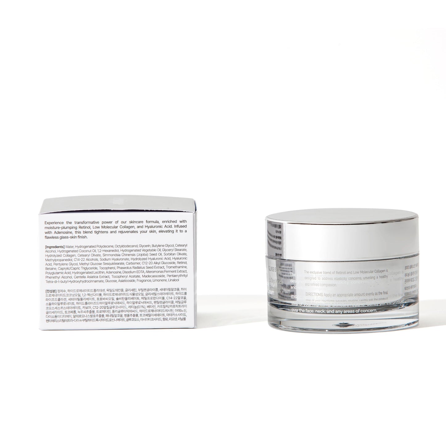 Lepique Retinol Night Cream 1.69oz – Korean Premium Overnight Repair for Face & Neck (Collagen, Centella, Hyaluronic Acid)