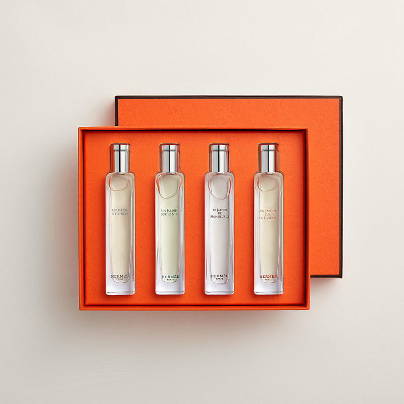 Hermès The Parfums-Jardin Collection Travel Gift Set 4 Pieces Unisex Fragrance