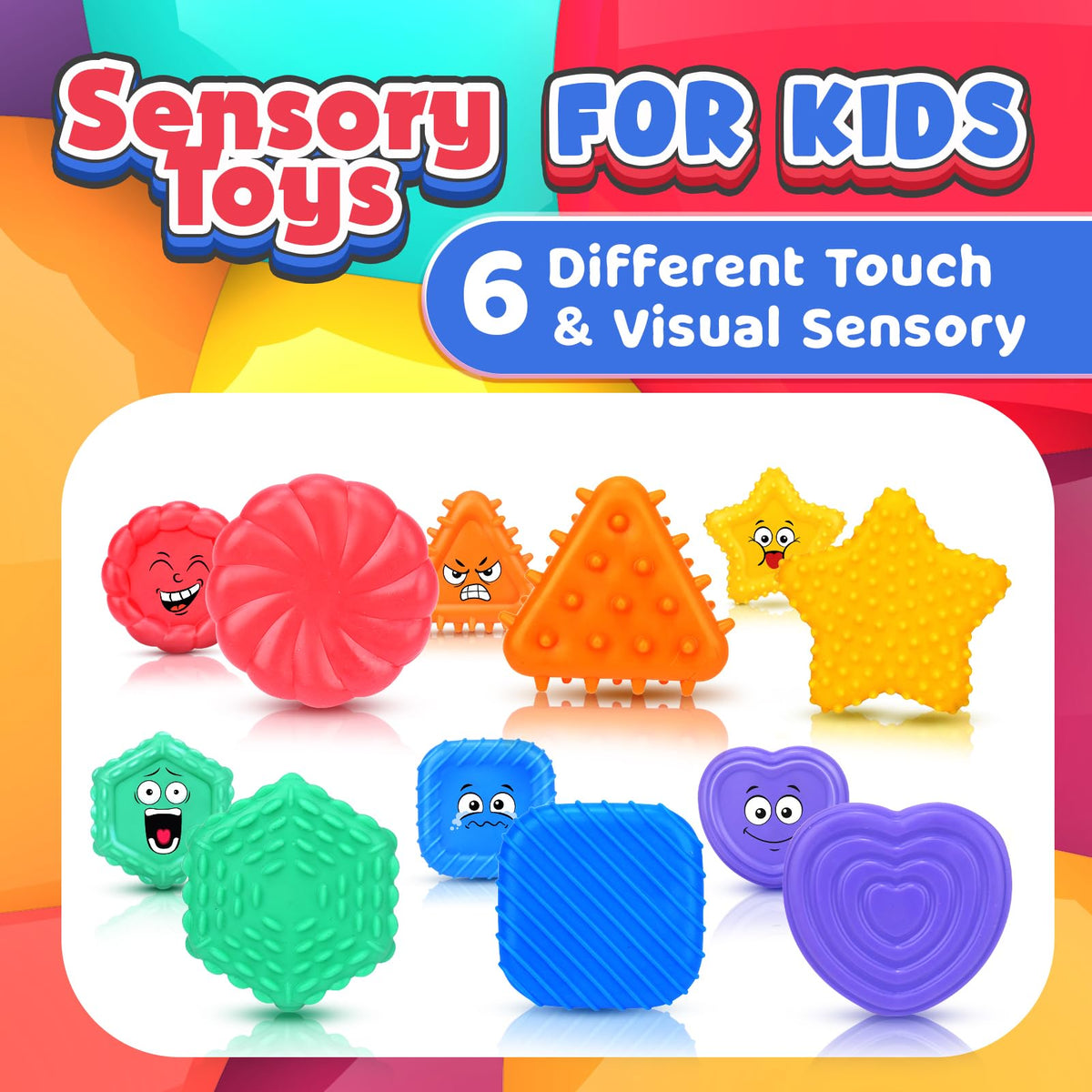 LESONG Sensory Toys for Kids – Social-Emotional Learning Fidget Set