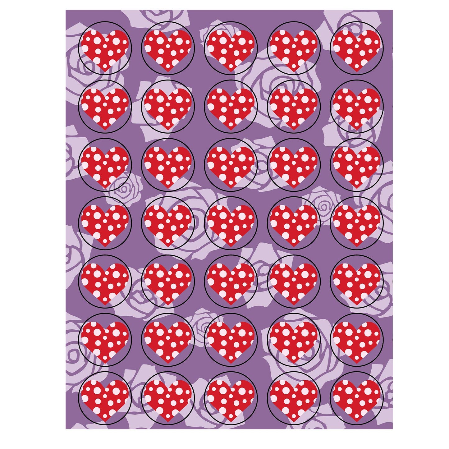 LETILY Valentine Bingo Cards — 24-Player Party Game for Kids & Adults