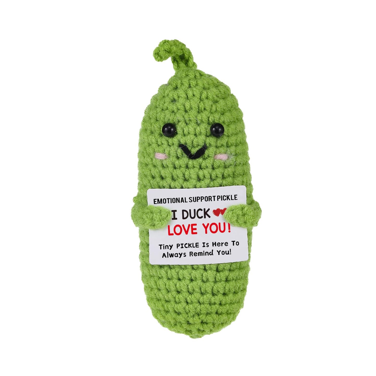Letken Pickle Gift for Women – I Duck Love You Crochet Encouragement