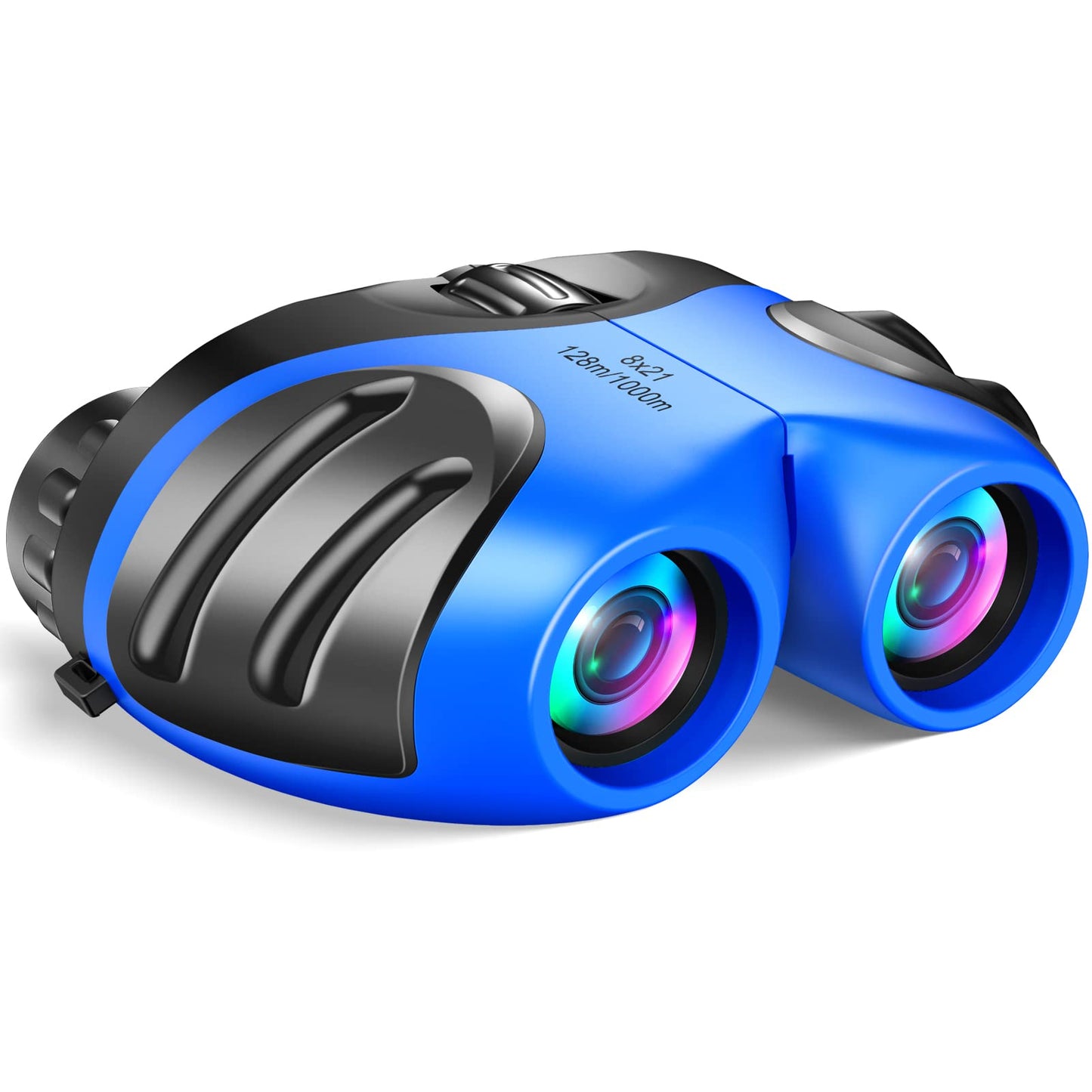 LET'S GO! Compact Waterproof Kids Binoculars — 8x Magnification for Outdoor Adventures (5-9 yrs)