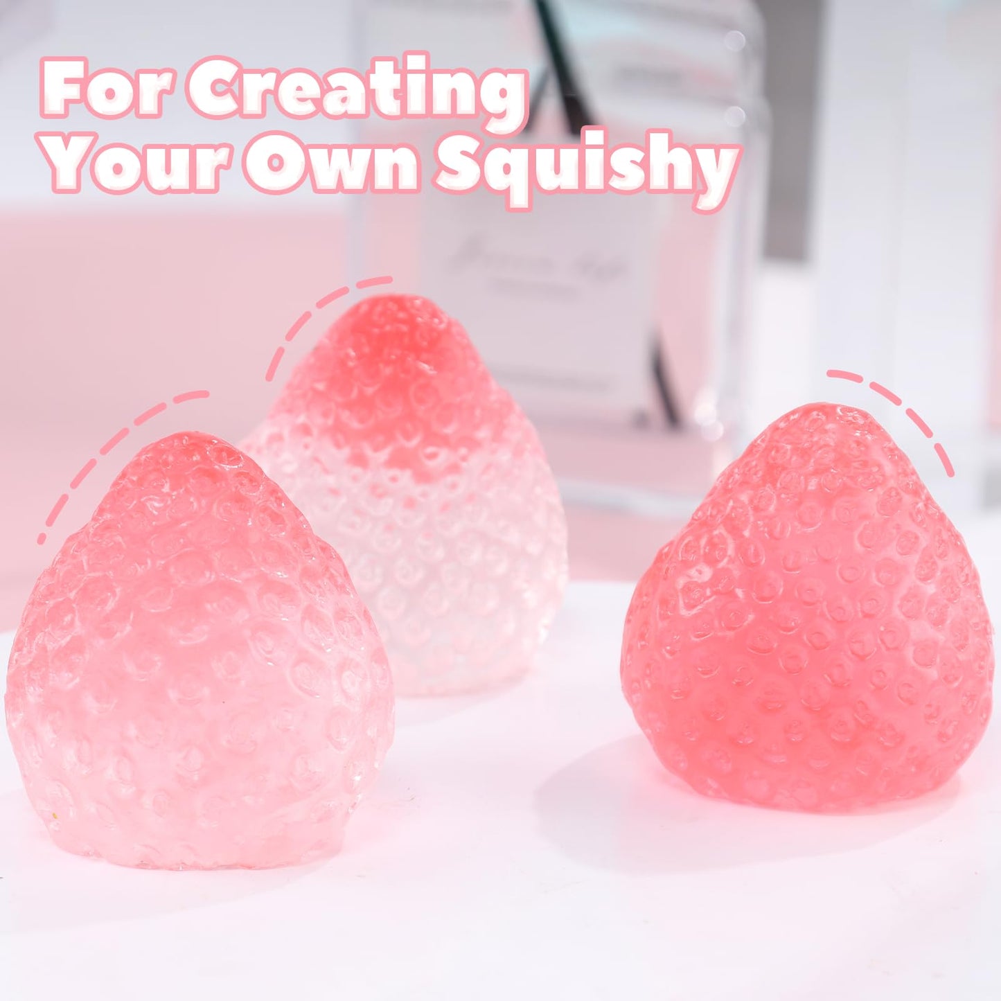 LET'S RESIN Transparent Gel for Taba Squishy – 28oz Soft Flex Rubber for DIY Squishy Craft